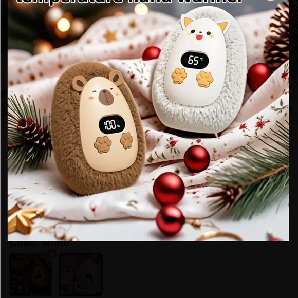 White Fox USB hand warmer - Picture 4 of 12